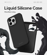 GOOSPERY Liquid Silicone Case for iPhone 15 Pro, Silky-Soft Touch Full Body Protection Shockproof Cover Case with Soft Microfiber Lining