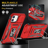 Metal Ring Kickstand Rubber Case For iPhone 11 6.1"