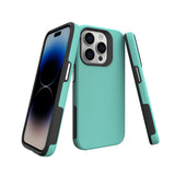Shockproof Textured Grip Case with Reinforced Corners for iPhone 14 / 15 Series