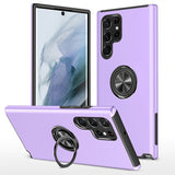 Matte Armor Case with 360° Ring Stand & Magnetic Plate Case for Samsung Galaxy S Series