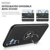 Matte Armor Case with 360° Ring Stand & Magnetic Plate Case for Samsung Galaxy S Series