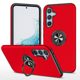 Matte Armor Case with 360° Ring Stand & Magnetic Plate Case for Samsung Galaxy S Series