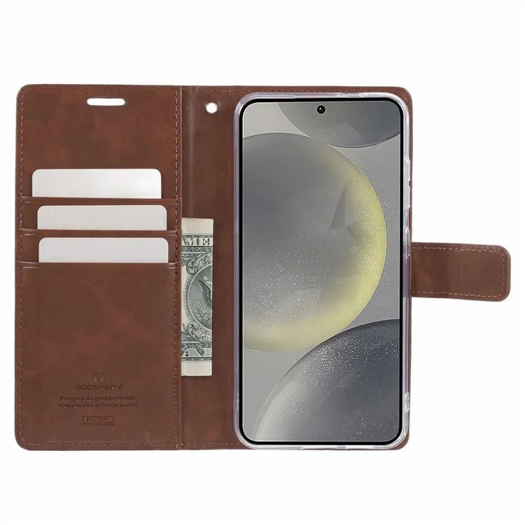 Goospery Blue Moon Diary Wallet Case for Galaxy A Series