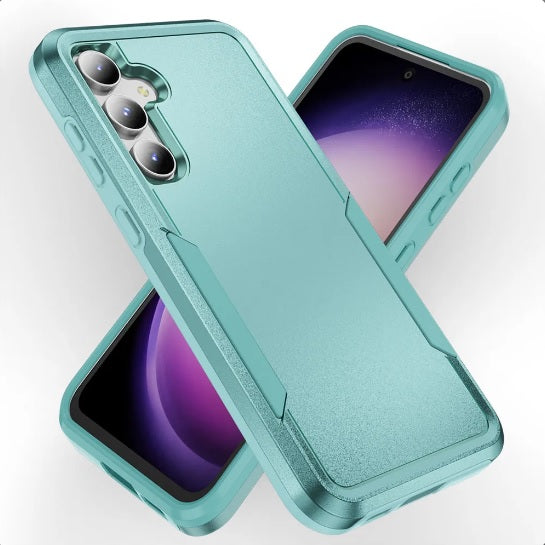 Rugged Shockproof Military-Grade Protection, Matte Black Case for Samsung Galaxy A Series