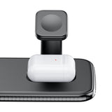 Wireless Charger,3 in 1 Wireless Charger Station 15W Fast Charging Stand for iPhone and Smart Phone