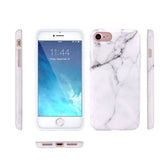 Marble Desgin Slim TPU Soft Rubber Silicone Cover Phone Case For iPhone 6, 7, 8, SE(20)
