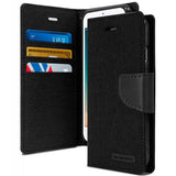 Goospery CANVAS Card Holder Fabric Folio Wallet Flip Stand Case For iPhone 7, iPhone 8, iPhone SE(20) (4.7 inches)