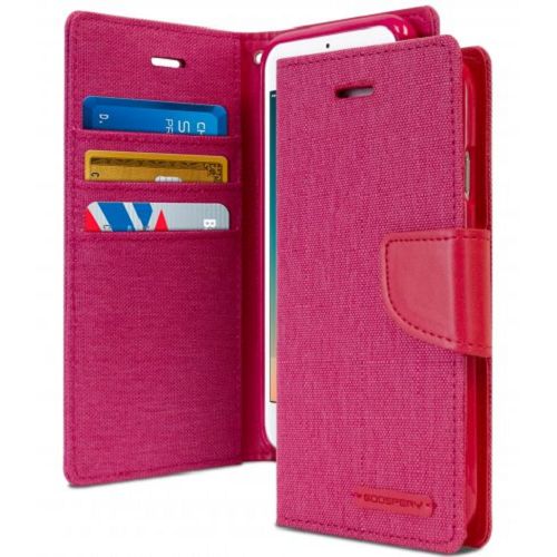 Goospery CANVAS Card Holder Fabric Folio Wallet Flip Stand Case For iPhone 7, iPhone 8, iPhone SE(20) (4.7 inches)