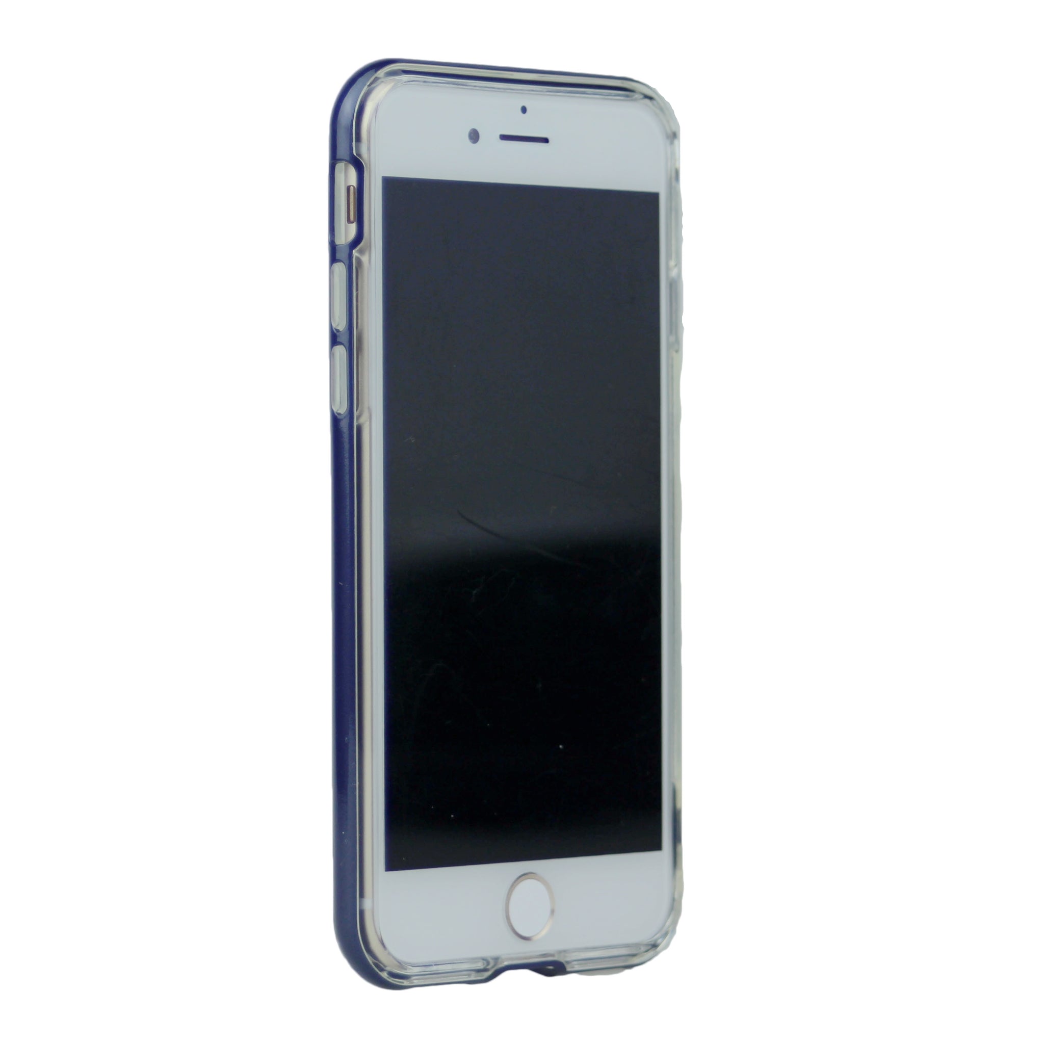 GOOSPERY for iPhone 7 Plus, iPhone 8 Plus(5.5") Detachable Electroplating Bumper Frame + TPU Shockproof Protective Back Cover Case with Holder