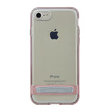 GOOSPERY for iPhone 7 Plus, iPhone 8 Plus(5.5") Detachable Electroplating Bumper Frame + TPU Shockproof Protective Back Cover Case with Holder