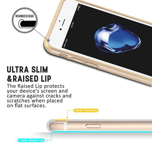 Goospery i-Jelly Case for iPhone7 Plus, iPhone 8 Plus (5.5 inches) Slim Thin Rubber Case Cover