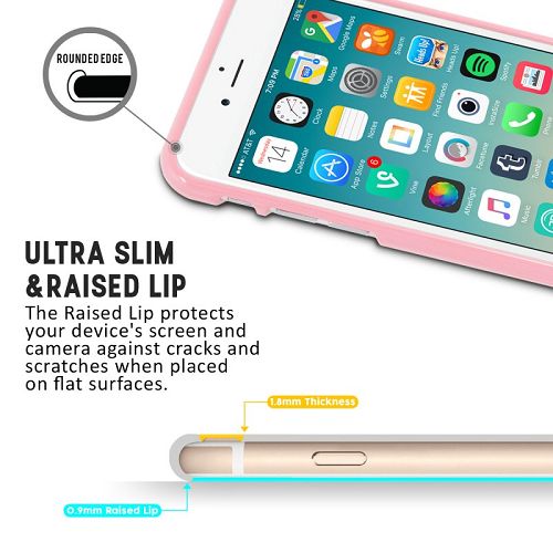 Goospery Pearl Jelly Case for iPhone 7 Plus, iPhone 8 Plus (5.5") Slim Thin Rubber Case *Without Hole
