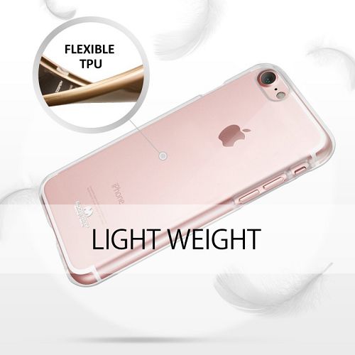 Goospery Pearl Jelly Case for iPhone 7 Plus, iPhone 8 Plus (5.5") Slim Thin Rubber Case *Without Hole