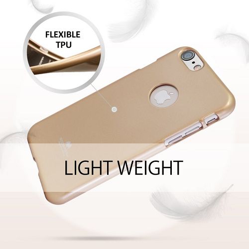 Goospery Pearl Jelly Case for iPhone 7 Plus, iPhone 8 Plus (5.5") Slim Thin Rubber Case *Without Hole
