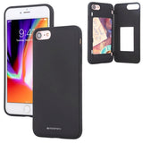 Goospery iPhone 7 Plus, iPhone 8 Plus (5.5 inches) Wallet Case with Card Holder, Protective Dual Layer Bumper Phone Case