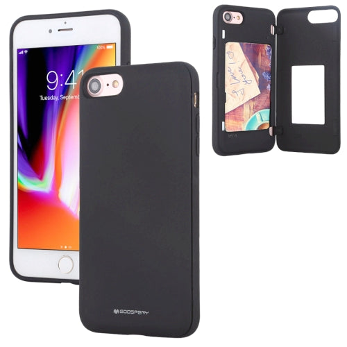 Goospery iPhone 7 Plus, iPhone 8 Plus (5.5 inches) Wallet Case with Card Holder, Protective Dual Layer Bumper Phone Case