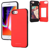 Goospery iPhone 7 Plus, iPhone 8 Plus (5.5 inches) Wallet Case with Card Holder, Protective Dual Layer Bumper Phone Case