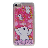 MERCURY GOOSPERY Cartoon Pattern Dynamic Sequins Quicksand TPU + Acrylic Hybrid Cellphone Cover for iPhone 7 Plus, 8 Plus(5.5")