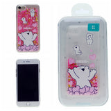 MERCURY GOOSPERY Cartoon Pattern Dynamic Sequins Quicksand TPU + Acrylic Hybrid Cellphone Cover for iPhone 7, 8, SE(20)(4.7")