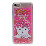 MERCURY GOOSPERY Cartoon Pattern Dynamic Sequins Quicksand TPU + Acrylic Hybrid Cellphone Cover for iPhone 7, 8, SE(20)(4.7")