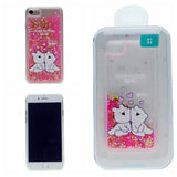 MERCURY GOOSPERY Cartoon Pattern Dynamic Sequins Quicksand TPU + Acrylic Hybrid Cellphone Cover for iPhone 7, 8, SE(20)(4.7")