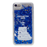 MERCURY GOOSPERY Cartoon Pattern Dynamic Sequins Quicksand TPU + Acrylic Hybrid Cellphone Cover for iPhone 7, 8, SE(20)(4.7")