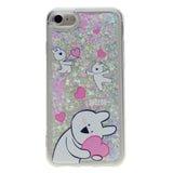 MERCURY GOOSPERY Cartoon Pattern Dynamic Sequins Quicksand TPU + Acrylic Hybrid Cellphone Cover for iPhone 7, 8, SE(20)(4.7")