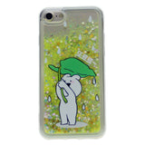 MERCURY GOOSPERY Cartoon Pattern Dynamic Sequins Quicksand TPU + Acrylic Hybrid Cellphone Cover for iPhone 7, 8, SE(20)(4.7")