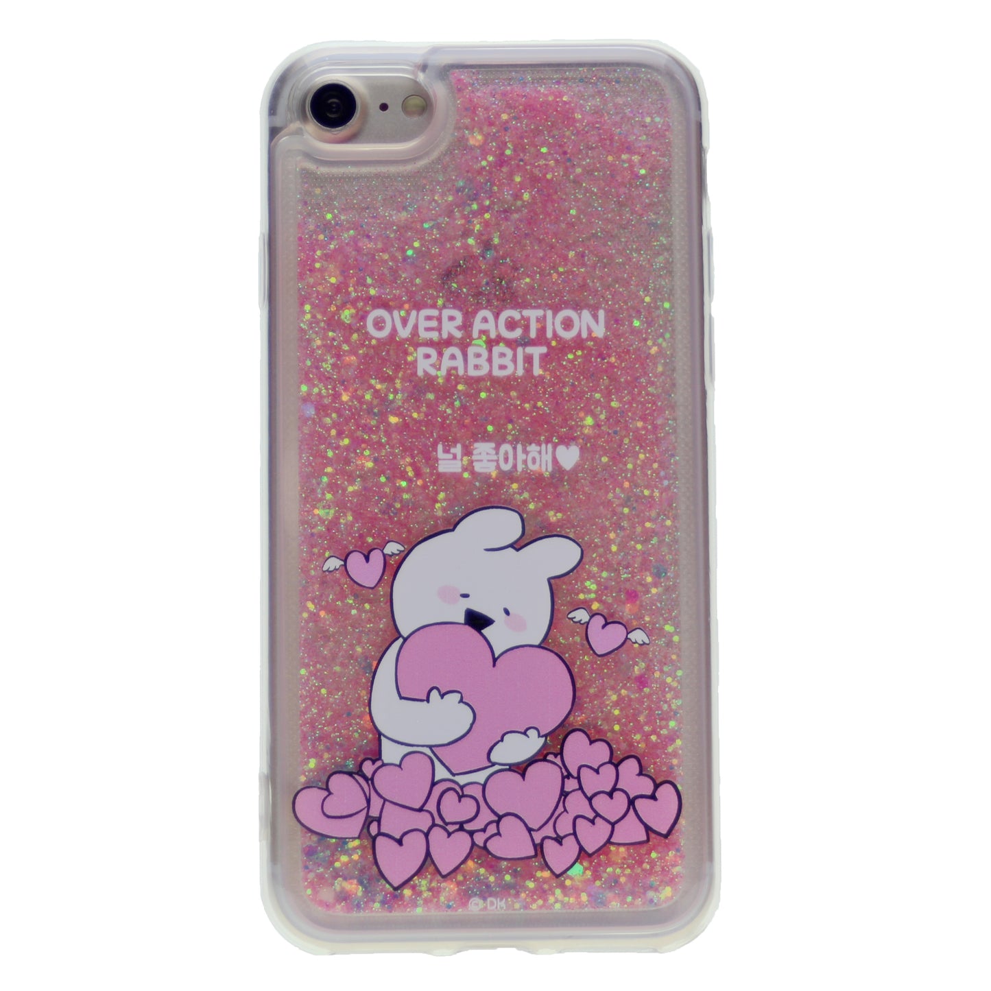 MERCURY GOOSPERY Cartoon Pattern Dynamic Sequins Quicksand TPU + Acrylic Hybrid Cellphone Cover for iPhone 7, 8, SE(20)(4.7")