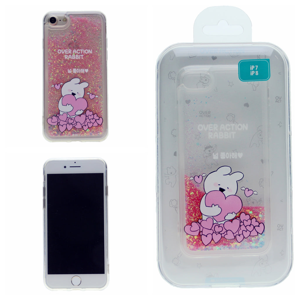 MERCURY GOOSPERY Cartoon Pattern Dynamic Sequins Quicksand TPU + Acrylic Hybrid Cellphone Cover for iPhone 7, 8, SE(20)(4.7")