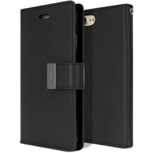 Goospery Rich iPhone 7,8, SE(20) Wallet Case (4.7 inches) Extra Card Slots Leather Flip Cover