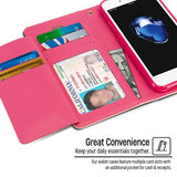 Goospery Rich iPhone 7,8, SE(20) Wallet Case (4.7 inches) Extra Card Slots Leather Flip Cover