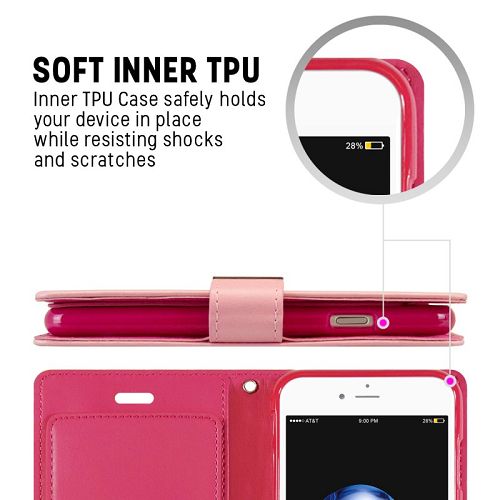 Goospery Rich iPhone 7,8, SE(20) Wallet Case (4.7 inches) Extra Card Slots Leather Flip Cover