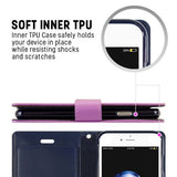 Goospery Rich iPhone 7,8, SE(20) Wallet Case (4.7 inches) Extra Card Slots Leather Flip Cover