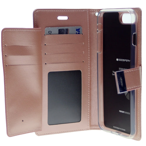 Goospery Rich iPhone 7,8, SE(20) Wallet Case (4.7 inches) Extra Card Slots Leather Flip Cover