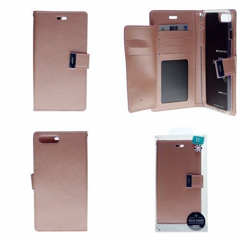 Goospery Rich iPhone 7,8, SE(20) Wallet Case (4.7 inches) Extra Card Slots Leather Flip Cover