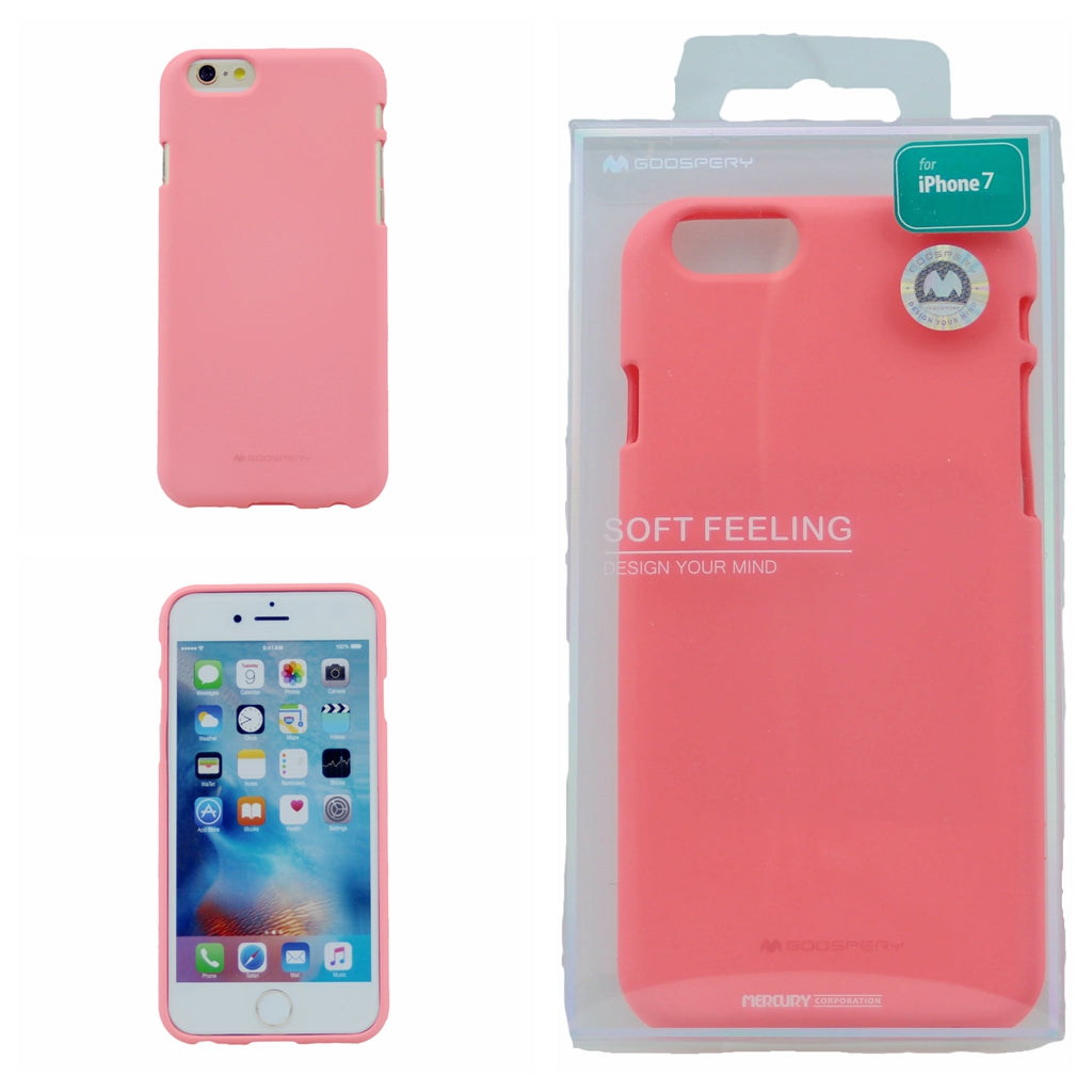 Goospery Soft Feeling Jelly Case for iPhone 7, iPhone 8, iPhone SE(20) (4.7 inches) Silky Slim Bumper Cover
