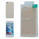Goospery Soft Feeling Jelly Case for iPhone 7, iPhone 8, iPhone SE(20) (4.7 inches) Silky Slim Bumper Cover