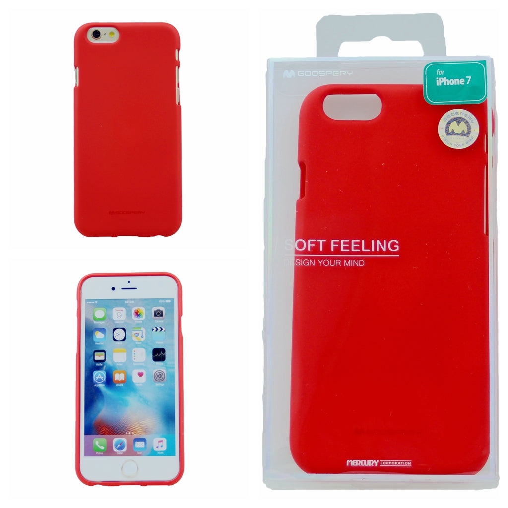 Goospery Soft Feeling Jelly Case for iPhone 7 Plus, iPhone 8 Plus (5.5 inches) Silky Slim Bumper Cover
