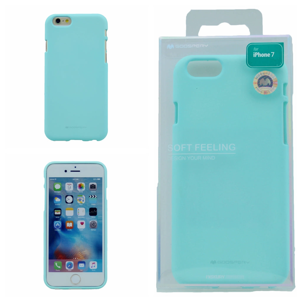 Goospery Soft Feeling Jelly Case for iPhone 7, iPhone 8, iPhone SE(20) (4.7 inches) Silky Slim Bumper Cover