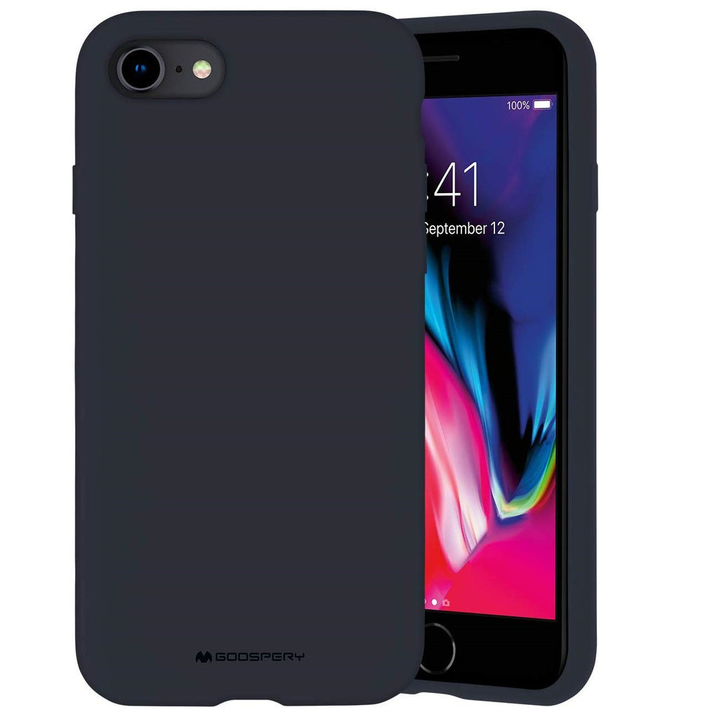Goospery Liquid Silicone Case for iPhone 7,iPhone 8, iPhone SE(20) (4.7 inches) Rubber Bumper Case with Soft Microfiber