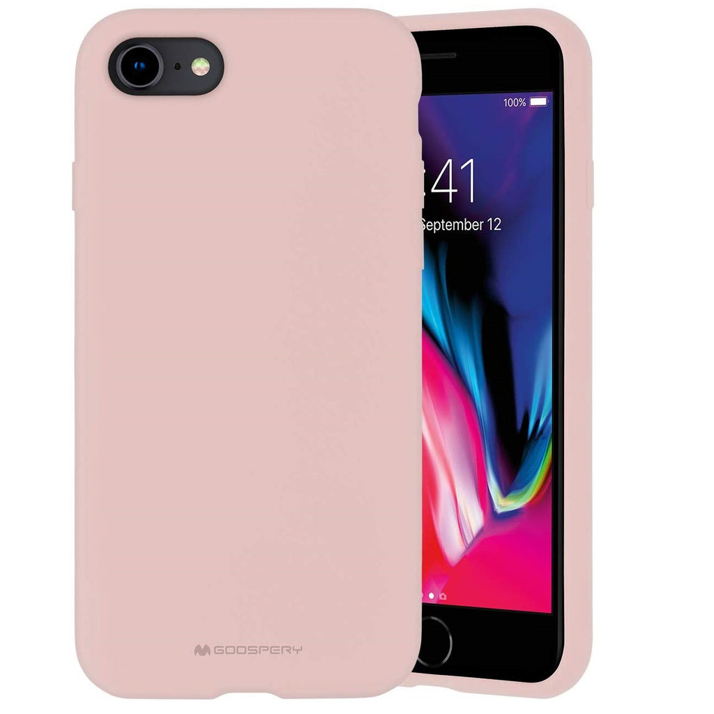Goospery Liquid Silicone Case for iPhone 7,iPhone 8, iPhone SE(20) (4.7 inches) Rubber Bumper Case with Soft Microfiber