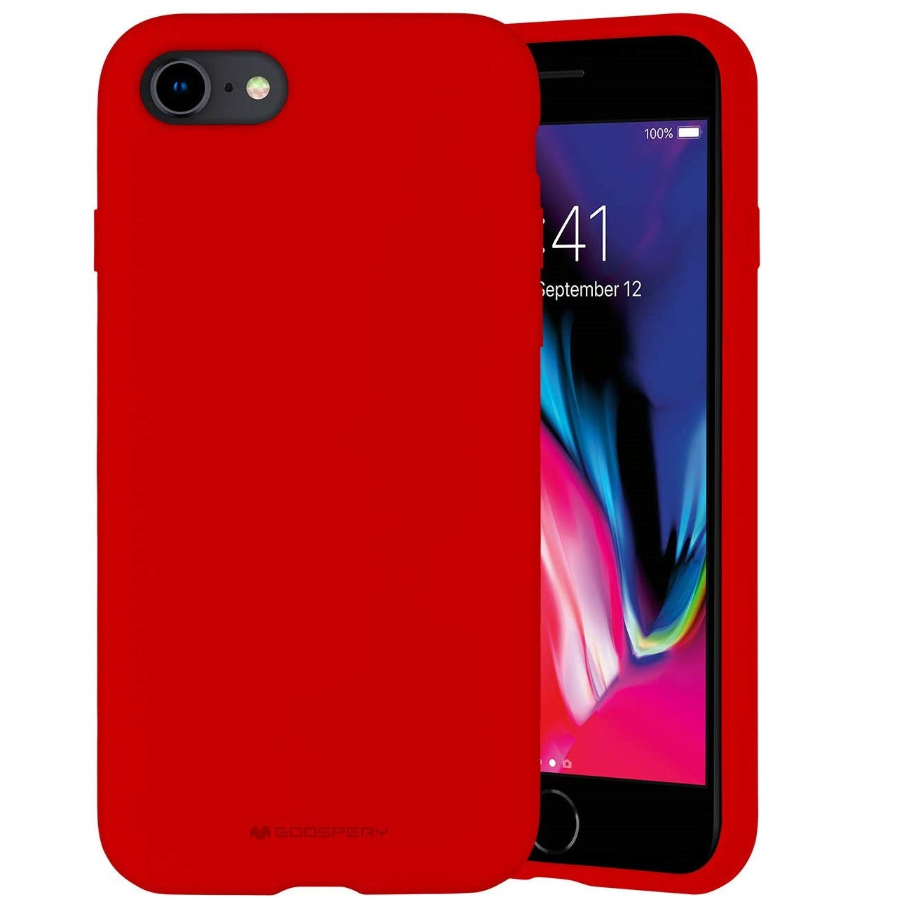 Goospery Liquid Silicone Case for iPhone 7,iPhone 8, iPhone SE(20) (4.7 inches) Rubber Bumper Case with Soft Microfiber