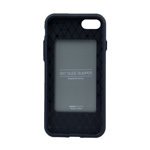 iPhone 7 Plus, 8 Plus Case [Sliding Card Holder] GOOSPERY Protective Dual Layer Bumper [TPU+PC] Cover with Card Slot Wallet