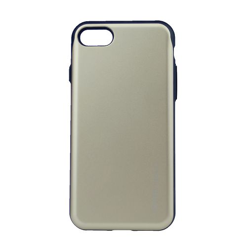 iPhone 7, 8, SE(20) Case [Sliding Card Holder] GOOSPERY Protective Dual Layer Bumper [TPU+PC] Cover with Card Slot Wallet