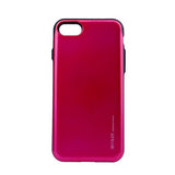 iPhone 7, 8, SE(20) Case [Sliding Card Holder] GOOSPERY Protective Dual Layer Bumper [TPU+PC] Cover with Card Slot Wallet