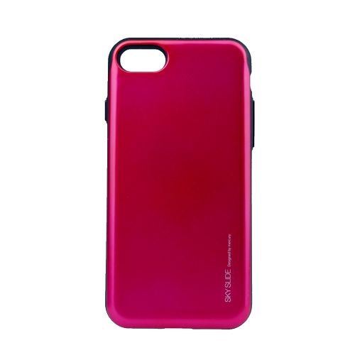 iPhone 7, 8, SE(20) Case [Sliding Card Holder] GOOSPERY Protective Dual Layer Bumper [TPU+PC] Cover with Card Slot Wallet