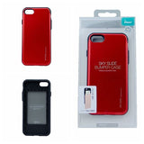 iPhone 7 Plus, 8 Plus Case [Sliding Card Holder] GOOSPERY Protective Dual Layer Bumper [TPU+PC] Cover with Card Slot Wallet