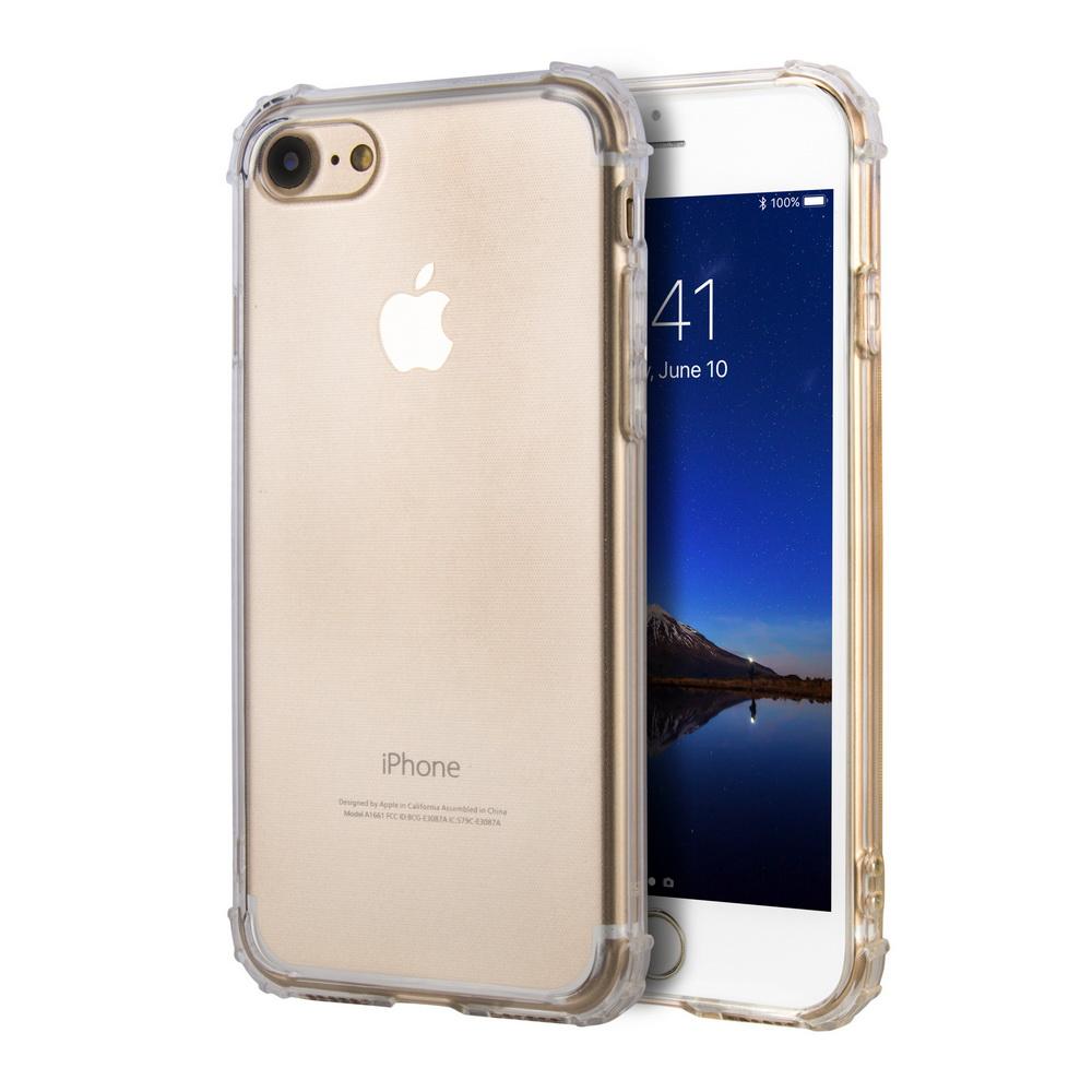Crystal Clear with Enforced Corner Drop Protection, [Thin Slim Fit] [Bumper Cushion] [Shock Absorption] [Anti Scratch] [Anti-Slip] [Excellent Grip] for iPhone 7/iPhone 8/SE(20) 4.7"