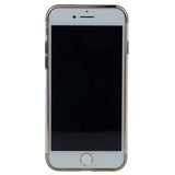 Transparent Body, Color Top and Bottom TPU Soft Rubber Silicone Cover For iPhone 7 Plus, 8 Plus 5.5""